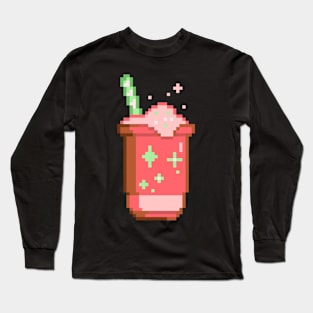 kawaii milkshake Long Sleeve T-Shirt